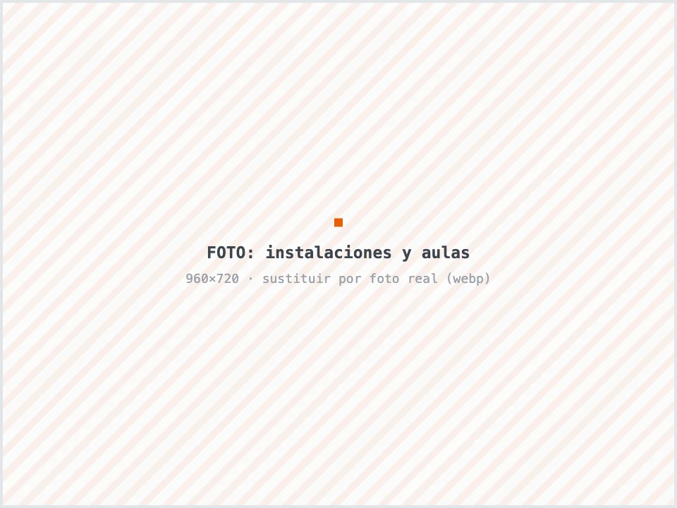 Instalaciones del taller y aulas de formación de Taller Academy en Sant Joan Despí, Barcelona